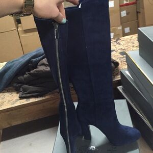 Vince Camuto Blue Knee-High Boots